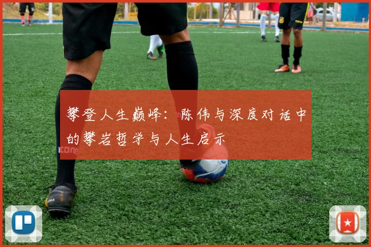 攀登人生巅峰：陈伟与深度对话中的攀岩哲学与人生启示